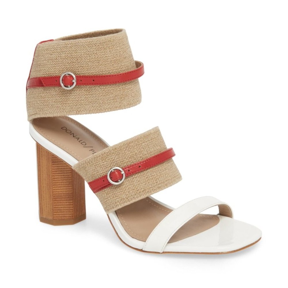 Donald J. Pliner Womens Edie Block Heels 8.5M Brand New With Box